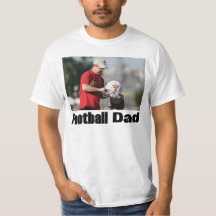 Aangepast Football Papa T-Shirt