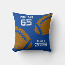 Aangepast Football Senior Player Nummer Klasse van Kussen