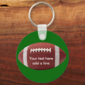 Aangepast Football Sleutelhanger (Voorkant)