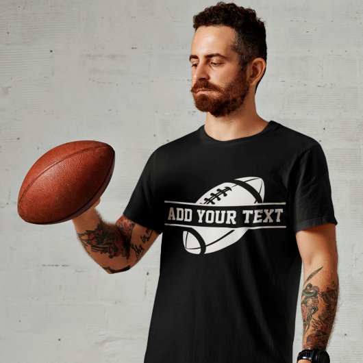 Aangepast Football T-shirt