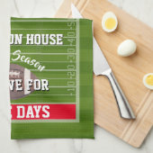 Aangepast Football Theedoek (Quarter Fold)