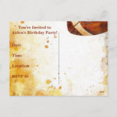 Aangepast Football Thema Verjaardagsfeest Feestdagenkaart (Achterkant)