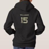 Aangepast Football Toernooi Jaar Naam Nummer Hoodie (Achterkant)