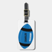 Aangepast Football ventilator Bagagelabel (Voorkant verticaal)