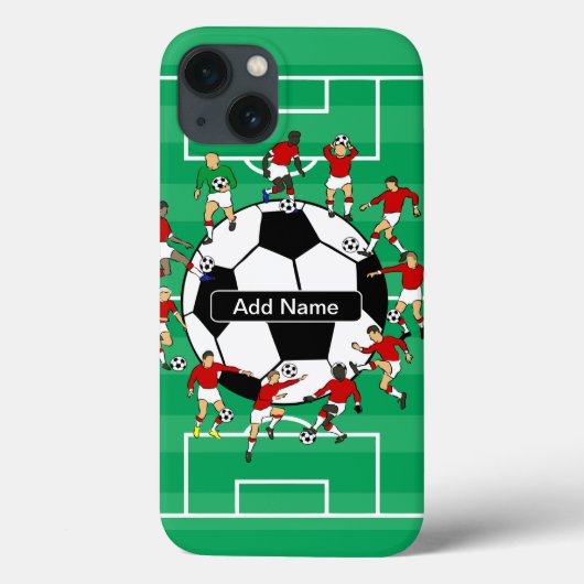 Aangepast football Voetbal Case-Mate iPhone Case (Achterkant)
