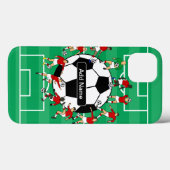 Aangepast football Voetbal Case-Mate iPhone Case (Achterkant (horizontaal))