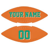 Aangepast Football voor ORANJE GROEN EN WITTE (Panelen)