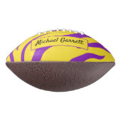 Aangepast Football voor Paarse en goudtijgerstreep (Gedraaid 90)