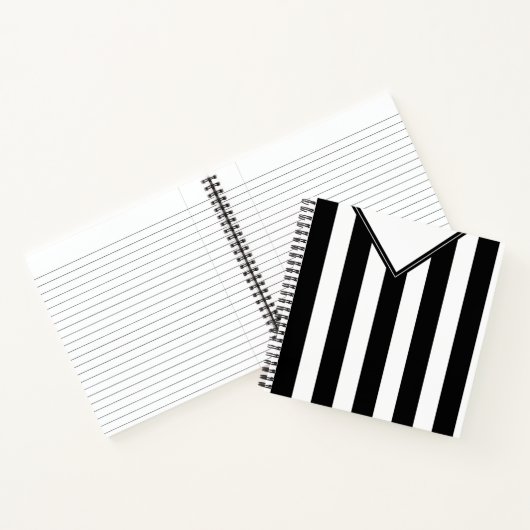 Aangepast Football zwart-wit Jersey Notitieboek (Binnen)