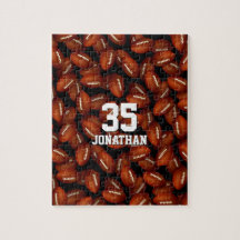 aangepast footballs patroon