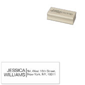Aangepast formeel Chic-retouradres Rubberstempel (Gestempeld)