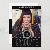 Aangepast foto-Afstudeerder Pet en eigen partij Kaart (Voorkant / Achterkant)