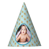 Aangepast foto avocado patroon feesthoedjes (Voorkant)