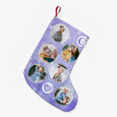 Aangepast foto-Baby Paars Kleine Kerstsok (Voorkant (Hangend))