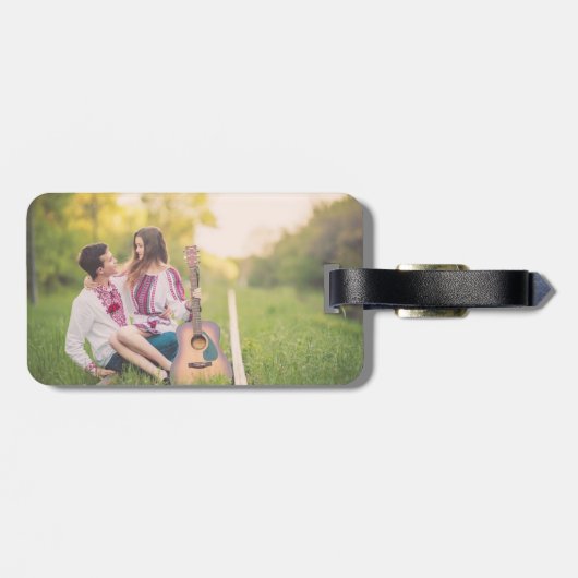 Aangepast, Foto, Bagagelabel. Bagagelabel (Achterkant horizontaal)