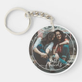 Aangepast Foto beste vrienden ooit aanpassen Sleutelhanger (Voorkant)