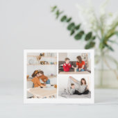 Aangepast foto- en bericht briefkaart (Staand voorkant)