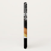 Aangepast foto- en naamhexagonale geometrische pat Case-Mate iPhone case (Achterkant/links)