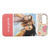 Aangepast foto- en naampatroon Case-Mate iPhone case (Achterkant (Horizontaal))