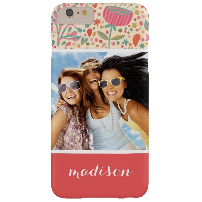 Aangepast foto- en naampatroon Case-Mate iPhone case (Achterkant)
