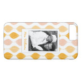 Aangepast foto- en naampatroon Golden Ogee Case-Mate iPhone Case (Achterkant (Horizontaal))