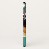 Aangepast foto- en naampatroon voor geometrische r Case-Mate iPhone case (Achterkant/links)