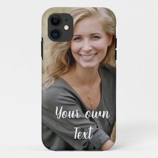 Aangepast, Foto en Tekst toevoegen. Case-Mate iPhone Case (Achterkant)