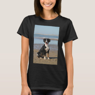Aangepast, Foto en Tekst Toevoegen, grappige hond T-shirt