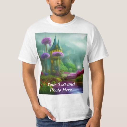 Aangepast, foto en tekst toevoegen t-shirt (Voorkant)