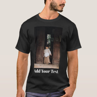 Aangepast, Foto en Tekst Toevoegen T-shirt