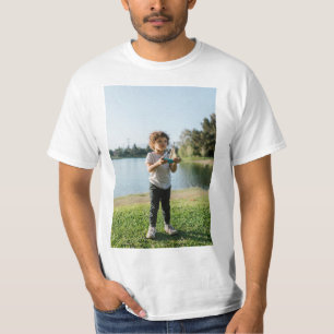 Aangepast, Foto en Tekst Toevoegen T-shirt
