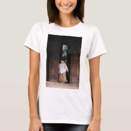 Aangepast, Foto en Tekst Toevoegen T-shirt