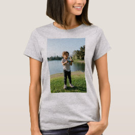 Aangepast, Foto en Tekst toevoegen T-shirt