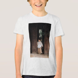 Aangepast, Foto en Tekst Toevoegen Tri-Blend Shirt