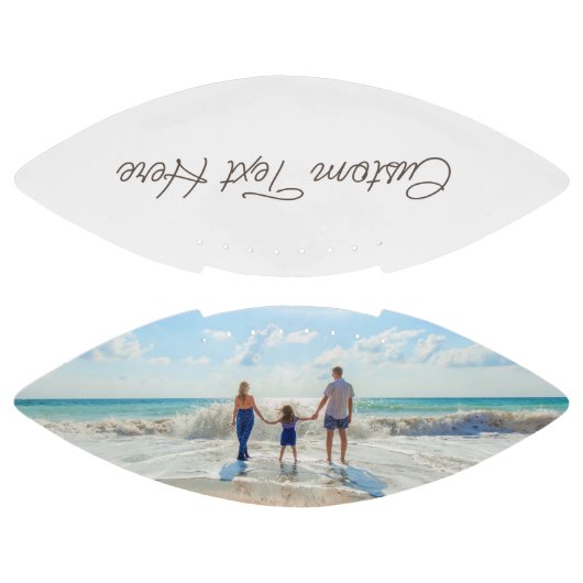 Aangepast foto- en tekstFootball Uw eigen ontwerp American Football (Panelen)