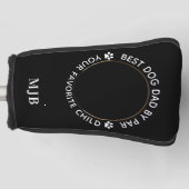 Aangepast foto-epet Aangepast monogram Golfheadcover (Voorkant)