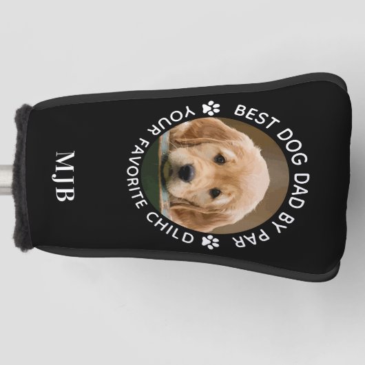 Aangepast foto-epet Aangepast monogram Golfheadcover (Voorkant)