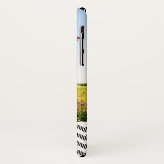 Aangepast foto Geometrisch zigzagpatroon Case-Mate iPhone Case (Achterkant/links)