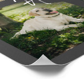 Aangepast foto-inkuvelplaatje Memorial Poster (Hoek)