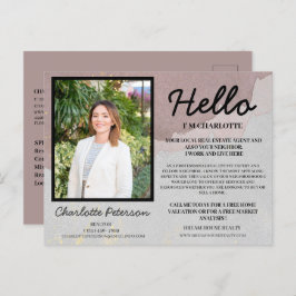 Aangepast Foto je huidige moderne onroerend goed i Briefkaart