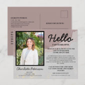 Aangepast Foto je huidige moderne onroerend goed i Briefkaart (Voorkant / Achterkant)