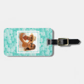 Aangepast foto Lotus patroon 2 Bagagelabel (Voorkant horizontaal)