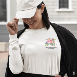 Aangepast Foto maken Sleeve voor vrouwen met Lg T-shirt