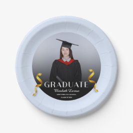 Aangepast foto Modern Elegant Senior Afstuderen De Papieren Bordje