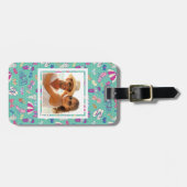 Aangepast foto-mooi zomerpatroon bagagelabel (Voorkant horizontaal)