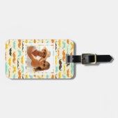 Aangepast foto-onderdeelpatroon 3 bagagelabel (Voorkant horizontaal)