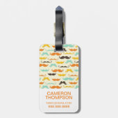 Aangepast foto-onderdeelpatroon 3 bagagelabel (Achterkant verticaal)