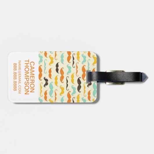 Aangepast foto-onderdeelpatroon 3 bagagelabel (Achterkant horizontaal)