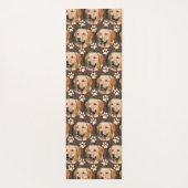 Aangepast foto-patroonpatroon Dog Brown Yogamat (Achterkant)