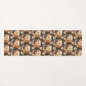 Aangepast foto-patroonpatroon Dog Brown Yogamat (Voorkant (horizontaal))